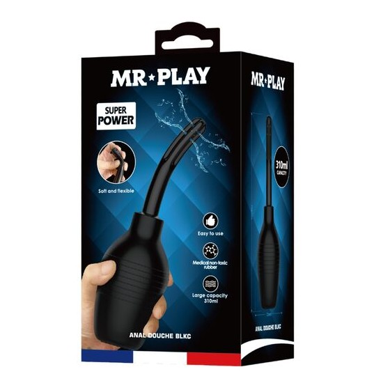 DUCHE ANAL MR PLAY PEAR PRETO