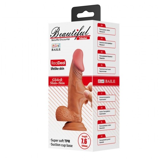 DILDO BEAUTIFUL ZEBULON 7.6