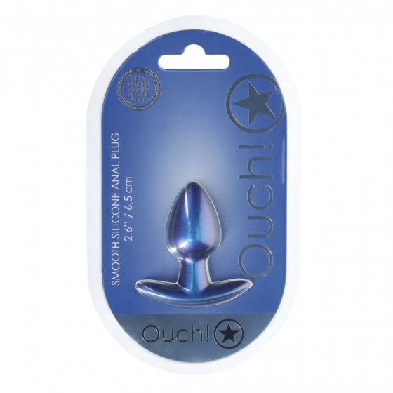 PLUG ANAL OUCH! SILICONE AZUL - S