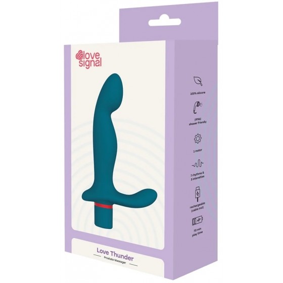 VIBRADOR PRÓSTATA LOVE SIGNAL LOVE THUNDER USB