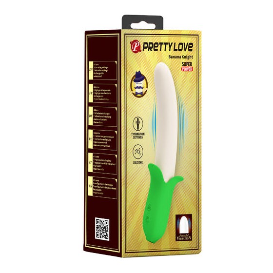 VIBRADOR PRETTY LOVE - BANANA KNIGHT SILICONE