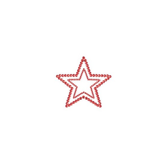 TAPA MAMILOS STAR VERM.