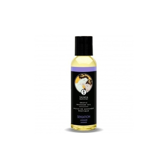 ÓLEO DE MASSAGEM SHUNGA SENSATION LAVANDA 60ML