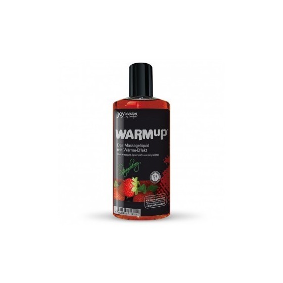 ÓLEO MASSAGEM WARMUP MORANGO 150ML