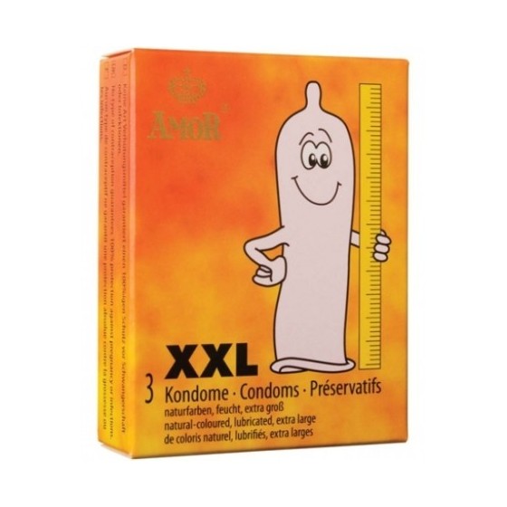 PRESERVATIVOS XXL 3 UNIDADES