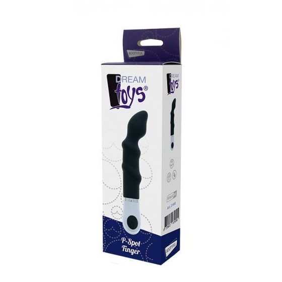 VIBRADOR P-SPOT FINGER DREAM TOYS  Preto