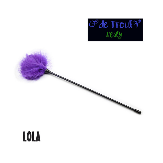 PLUMA LOLA TROULA LILÁS  40 cm