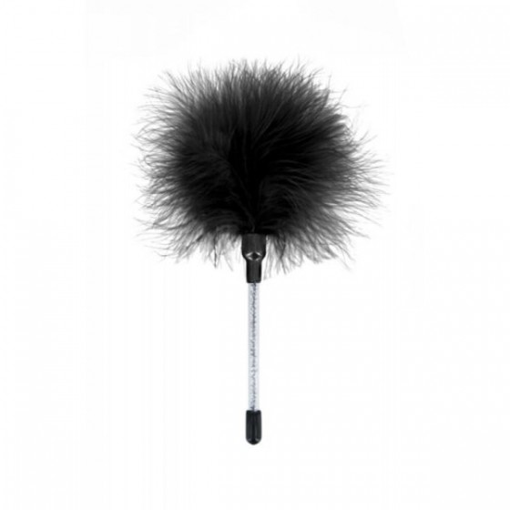 PLUMA POMPOM SWEET CARESS PRETO