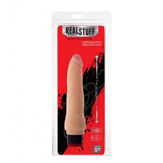 VIBRADOR REALISTA REALSTUFF 7,5" 19cm