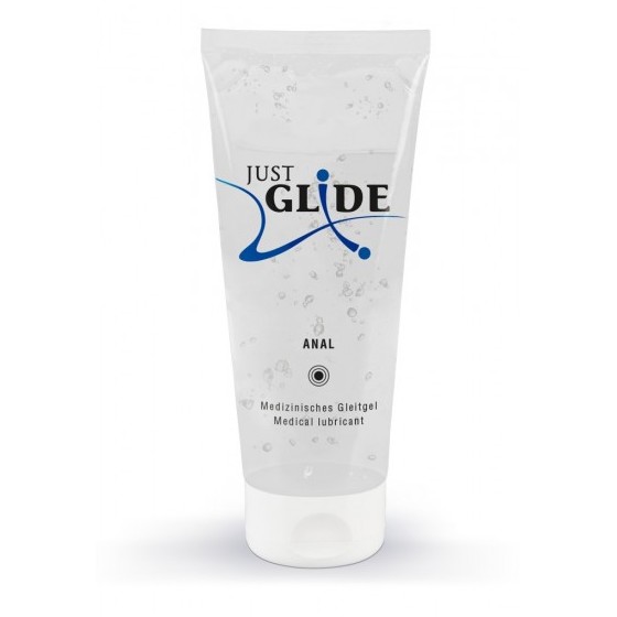 LUBRIFICANTE ANAL À BASE DE ÁGUA JUST GLIDE 200ML