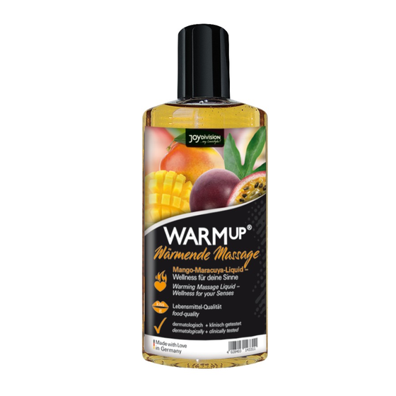 ÓLEO DE MASSAGEM WARMUP MANGA E MARACUJÁ – 150 ml