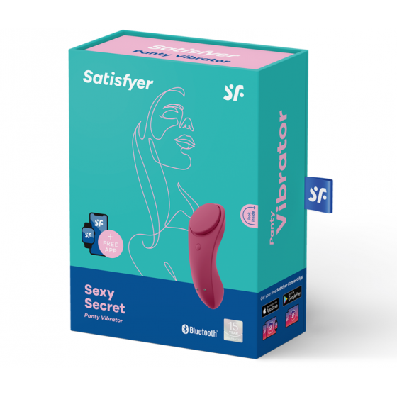CUECA VIBRATÓRIA SATISFYER SEXY SECRET C/APP