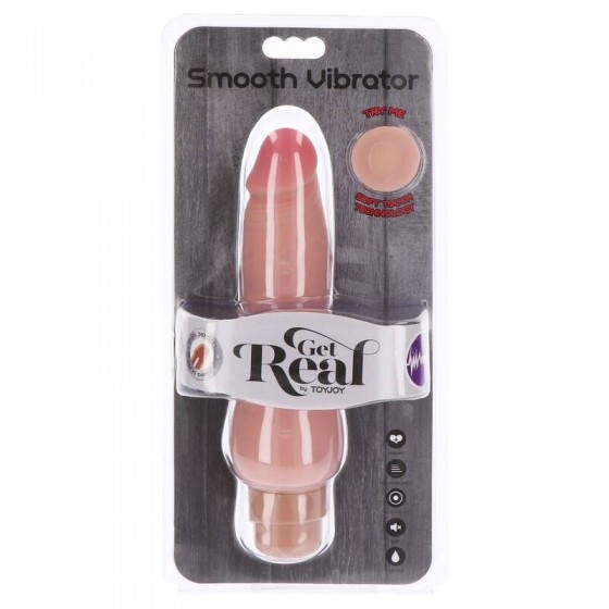 VIBRADOR REALISTA GET REAL - DUAL DENSITY SMOOTH NATURAL