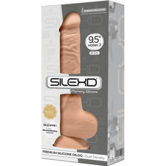DILDO SILEXD SILICONE MOD  9.5" FLESH 24cm