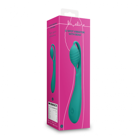 VIBRADOR PONTO G ESFERA FLEXIVEL SILICONE Loveline - Verde
