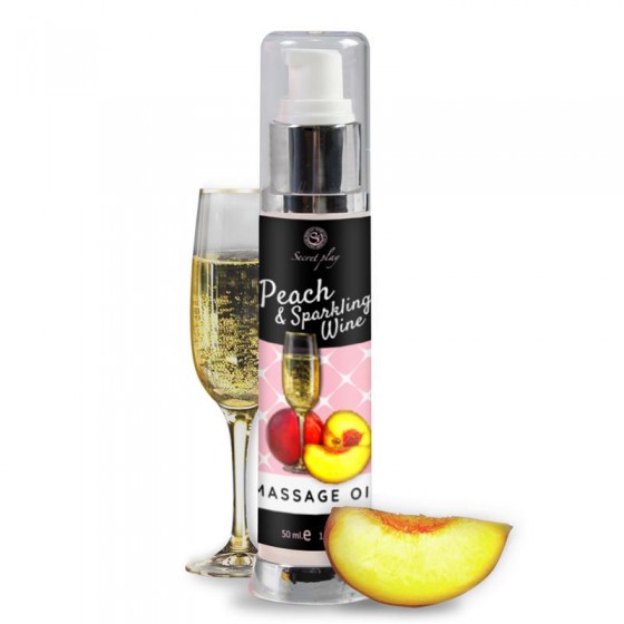 ÓLEO MASSAGEM SECRET PLAY PÊSSEGO/CHAMP. 50ML