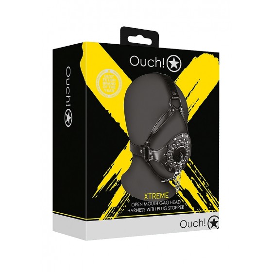 MORDAÇA/ARNÊS XTREME OUCH!