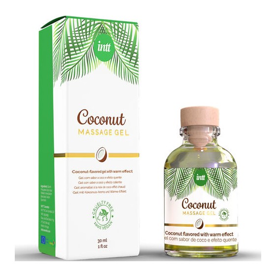 ÓLEO MASSAGEM INTT - VEGAN COCO EFEITO CALOR