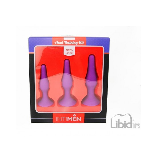 KIT PLUG ANAL ROXO INTIMEN