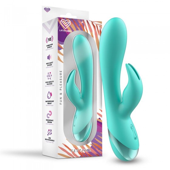 VIBRADOR FESTIVAL CELESTE USB