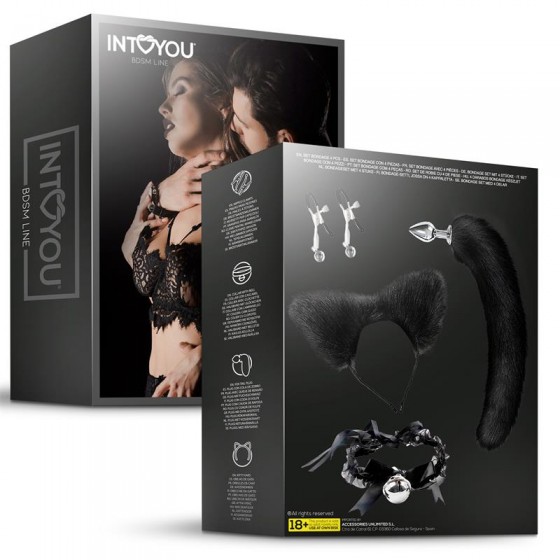 KIT 4 PÇS INTOYOU BDSM LINE