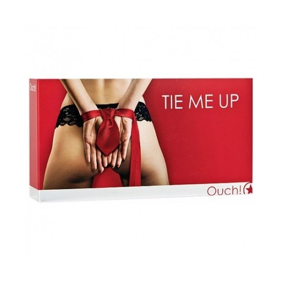 ALGEMAS GRAVATA BONDAGE TIE ME UP OUCH! VERMELHA