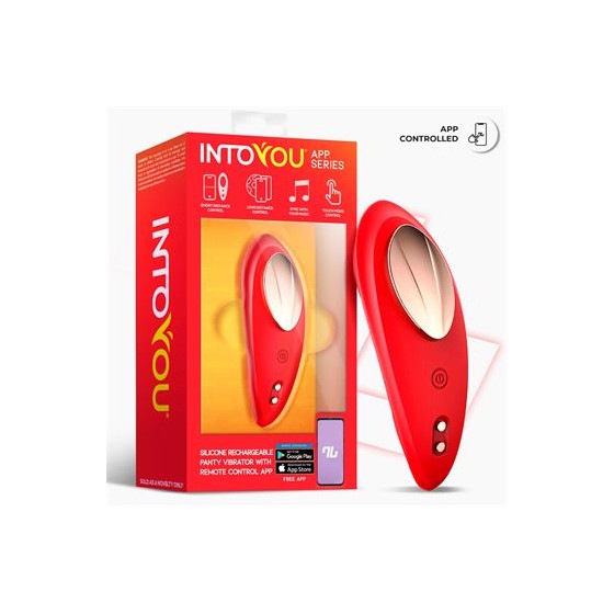 ESTIMULADOR CUECA INTOYOU APP SERIES C/APP VERMELHO