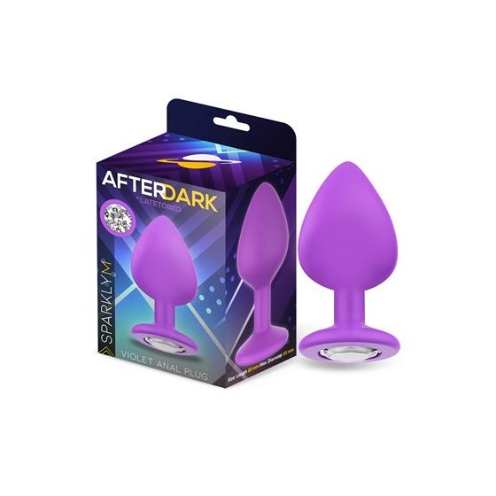 PLUG ANAL AFTERDARK SPARKLY M Violeta