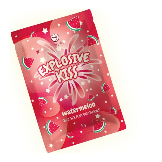 REBUÇADOS DE ESTALIDOS EXPLOSIVE KISS MELANCIA SECRET PLAY