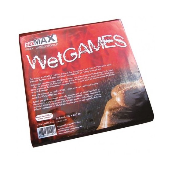 LENÇOL WETGAMES LATEX VERM.