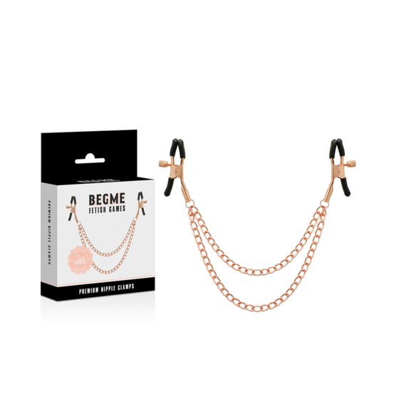 PINÇAS P/MAMILOS BEGME DOURADO