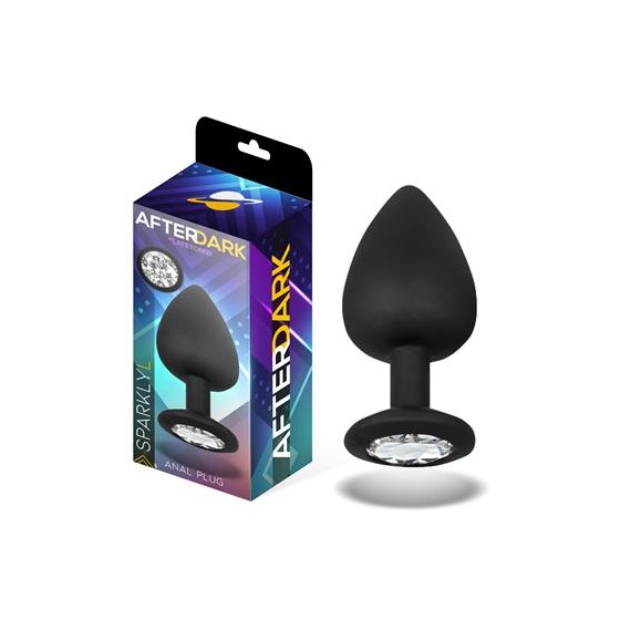 PLUG ANAL AFTERDARK SPARKLY  L PRETO